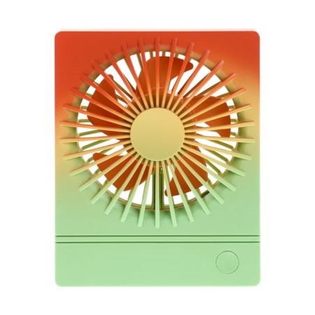 Portable fan YS2202B, 500 mAh, 3 modes, input Micro-USB, wire, gradient Warm-2