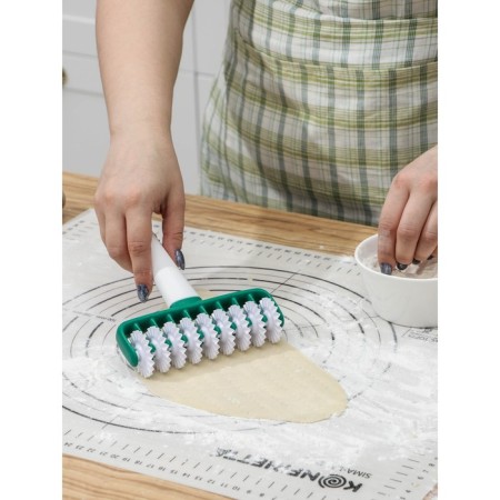 Konfinetta slicing roller "Sweetness", textured, 14 × 17 × 4 cm, white color-2