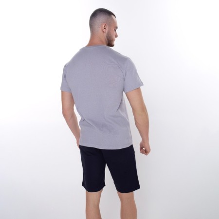 T -shirt male, gray color, size 48-3