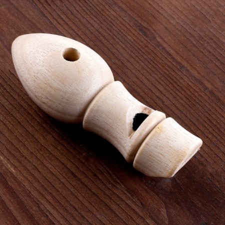 Musical toy whistle "Wooden whistle" 10.5 × 3.8 × 3.8 cm-1