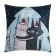 Pillow New Year's Ethel "Love in NG" 40x40 cm, 100% p/e, velor