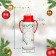 A bottle of feeding "New Year's gift", classic throat, 250 ml., 3 months, cylinder, gift packaging, with handles