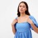 Women's dress with voluminous sleeves Mist Summer Time, Blue, p. 42