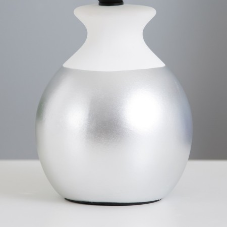 Table lamp "Given" E14 40W white-silver 20x20x31 cm Risalux-3