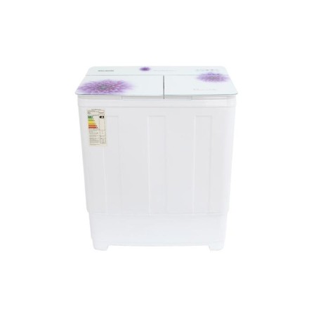 Washing machine Willmark WMS-65G, class A, 1350 rpm, up to 6.5 kg, white/purple