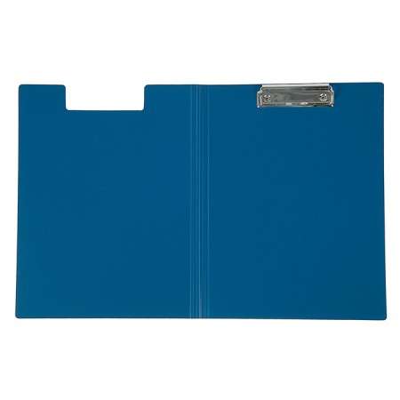 Folder-planet with A4 clamp, 1.2 mm, calligrata, plastic, blue (clipboard with a lid)-1