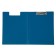 Folder-planet with A4 clamp, 1.2 mm, calligrata, plastic, blue (clipboard with a lid)
