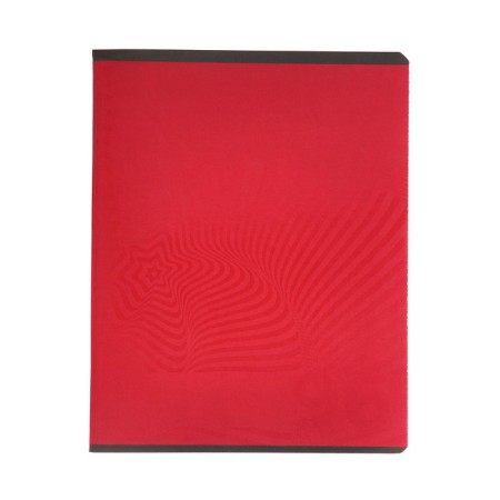 A notebook of 96 sheets in the Viva Magenta cage, covered cardboard, selective UV-lak, block 65 g/m2, mix-3