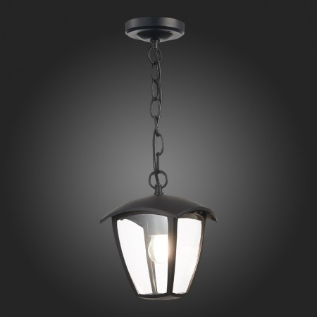 Street START LUCE ST LUCE. SL081.403.01. Sivino. 1x40 watts, e27, 17x23 cm, black color-2