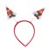Carnival rim "caps", color mix
