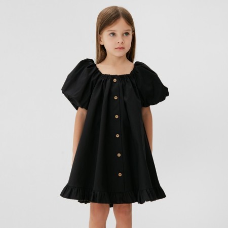 Children's dress KAFTAN "Cute", size 34 (122-128cm), black-1