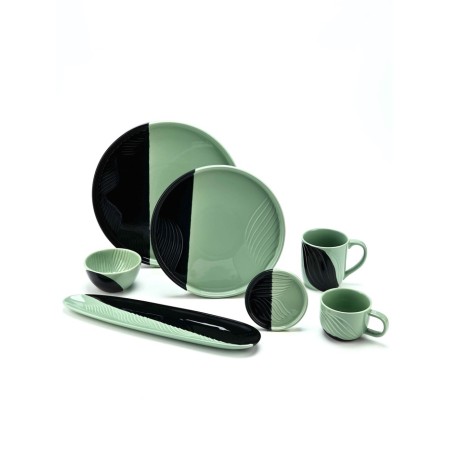Tea couple Dolce Ceramo. "Alps", 2 items: mug 200 ml, saucer d = 10 cm-7