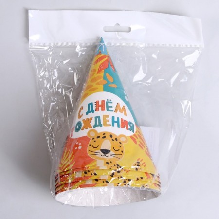 Paper cap “Safari”, in a set of 6 pcs.-3
