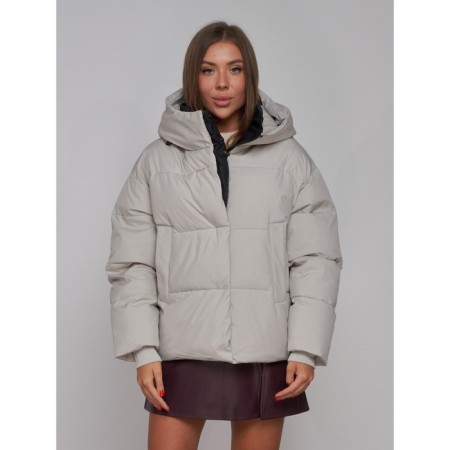 Winter jacket, size 50, light gray color-7