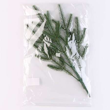 The spruce branch is green, size: 44 × 26 cm, 1 pc.-3