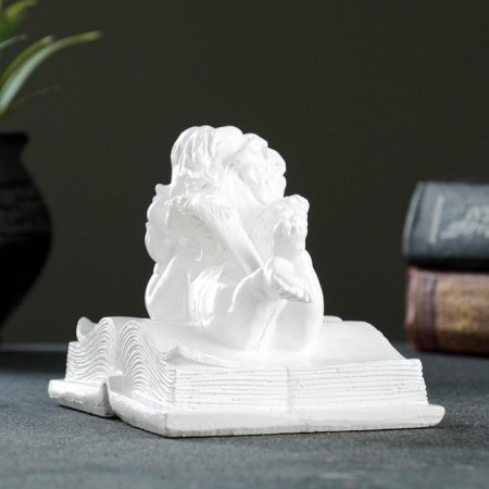 Figure "Angel on the book" 10x13x11cm-1