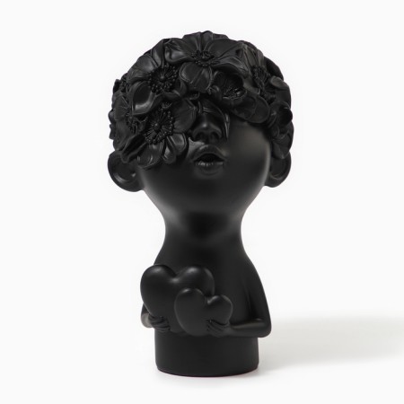 Polystone figurine "Love" Black color 12 x 6.5 x 22 cm