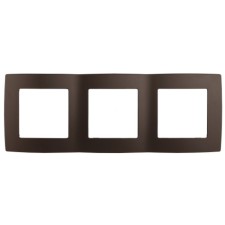 The frame for the switch for 3 posts, era12, bronze