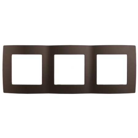The frame for the switch for 3 posts, era12, bronze