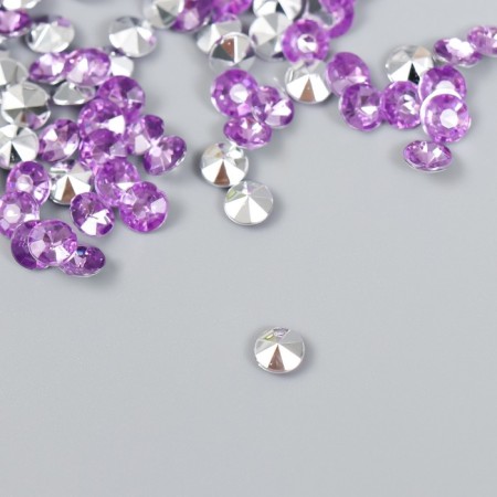 Decor for creativity in the bottle "Rhinesti. Lilac" set 250 pcs d = 0.6 cm 4x3x3 cm-2