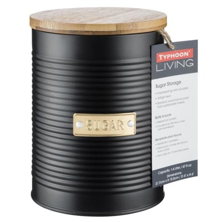 Sugar storage capacity OTTO 1.4 l, black-7