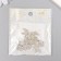 Decor for creativity Metal "Crown" silver, rhinestones 1.4x2 cm