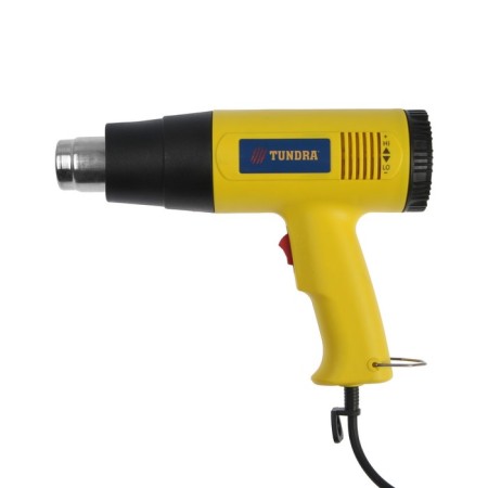 Construction hair dryer tundra, 2000 watts, 250-500 l/min, smooth temperature control 60-600 ° C-1