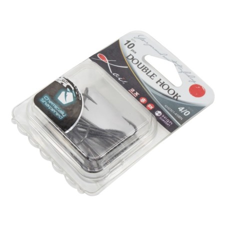 Hook KOI Double Hook, size 40 int, BN color, double, 10 pcs.-4