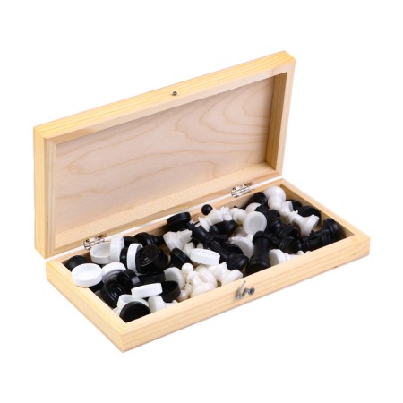 Board game 2B1 "Best": chess, checkers (king h = 7.2 cm, paws h = 4 cm), field 29x29 cm-3