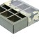 Box for 9 sweets with a shell, "camouflage" 13.8 x 13.8 x 3.8