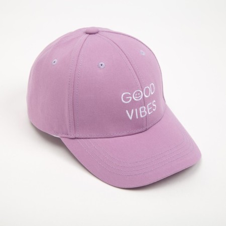 Baseball cap for girls, color lilac size 52-54