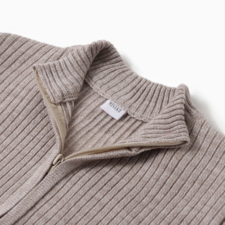 Costume (sweater and trousers) children's minku, beige color, height 122 cm-1