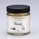 Aromatic candle made of soy wax in a bank, 150 g, white linen