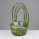 A set of baskets, 3 pcs, 28 × 14/45 cm, 24 × 13/41 cm, 19 × 11/37 cm, willow