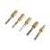 A set of balls on wood and tundra plastic, tin coating, hexagonal shank, 5 pcs.