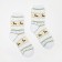 Women's terry socks "Norway", white color, size 23-25