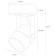 STASTE LAMP Mizar A1311AP-1BK, GU10, 50 W, 6x14x8 cm, black