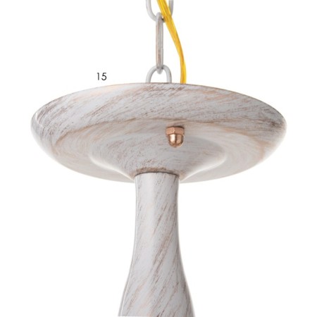 Chandelier 2149/5 E14 40W white with a golden patina 57x57x38 cm Bayerlux-7