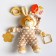Soft suspension "Bunny in pajamas", with a tear, on a crib, stroller, crumb I