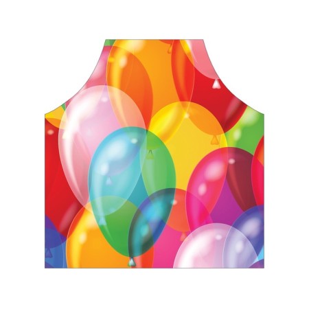 Apron kitchen with a photo print “surrounded by balls”, adjustable, size OS-2