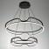 Lumber "Holter" LED 236W 3000-6000K black 60x60x9cm Bayerlux