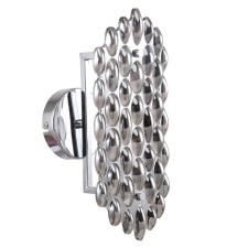 Wall lamp GLAZGO 1xe14 40W, size 15x13x30 cm, chromium color