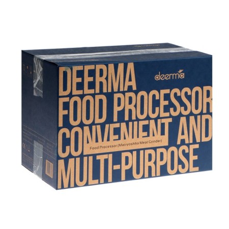 Deemma DEM-JR08, Metal, 250 watts, 1.2 l, 2 speeds, blue-silvery-10