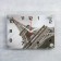 Watching clock, interior: city, "Eiffel Tower", silent, 20 x 26 cm