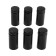 Remote holder for signs, 19x40 mm, black color, set 6 pcs.