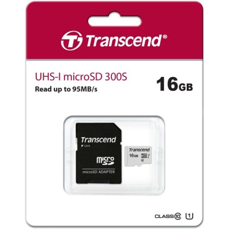 MicrosDHC memory map 16GB Transcend TS16GUSD300S-A + Adapter-1