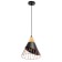 Lamp Bayerlux 34523/1 E27 40W Black-pink gold 25x25x27-127 cm