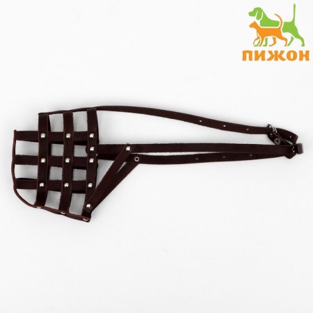 Muzzle No. 3, German shepherd bitch (length 9 cm, muzzle 32 cm), brown