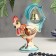 Souvenir "Cockerel with a bell", color, gzhel