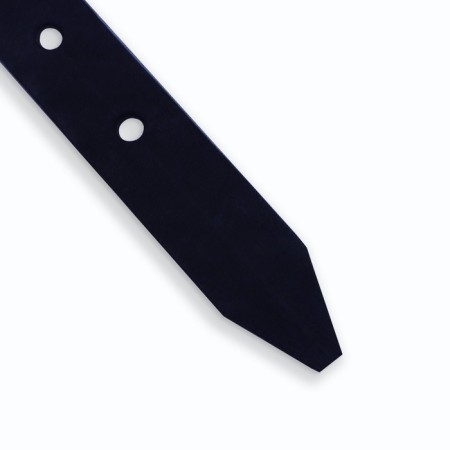Collar of a single-layer leather, 45 x 2 cm, Osh 25-35 cm, blue-5